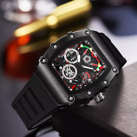 Luxury Business Watch for Man Sports Watches for Boys & Men New Fashion Sports Rubber Strap Wristwatches