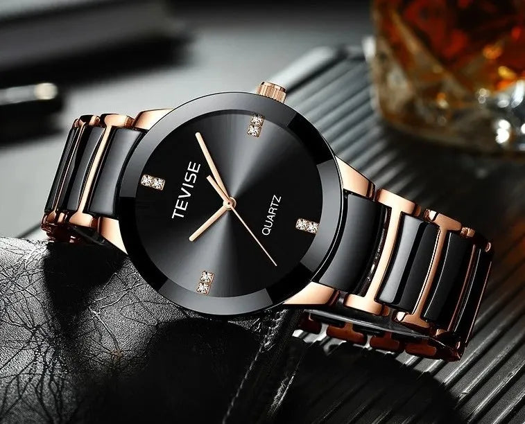 High Quality Men's Watches Stainless Steel Waterproof Watch for Man women