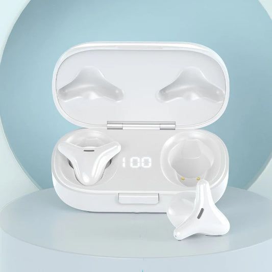 Airpods TWS 12 black Mini Bluetooth Wireless Headset(True Wireless Stereo) Bluetooth Earbuds Bluetooth Handsfree Dual Sound Bass, Charging Case and Extra Ear-Buds, Pop-Up Feature Compatible with All Devices