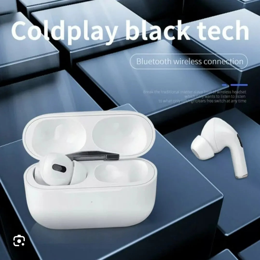 Airpods Air Pro 3rd Gen TWS (True Wireless Stereo) Bluetooth Handsfree Earbuds Dual Earphones Headset Airbuds (Connect With All Bluetooth Devices).