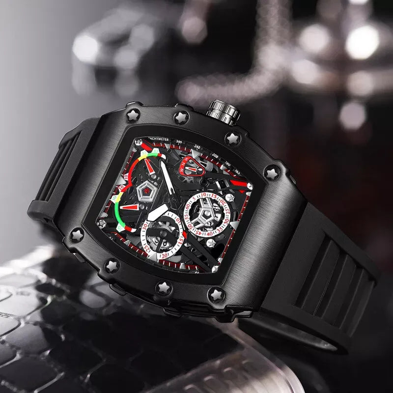 Luxury Business Watch for Man Sports Watches for Boys & Men New Fashion Sports Rubber Strap Wristwatches