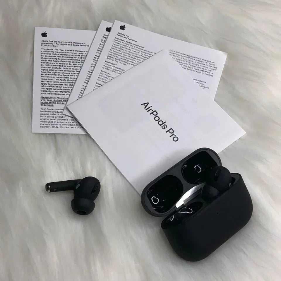Pro 2 black Airpods Sound & High Quality Touch Sensors True Stereo Headphones with Built in Mic 10m Transmission Bluetooth Wireless Earbuds , Sport Headset for all Bluetooth Smart devices