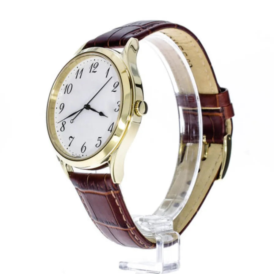 Brown leather Luxury Watch For Unisex Rs. 19