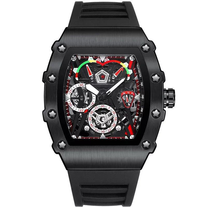 Luxury Business Watch for Man Sports Watches for Boys & Men New Fashion Sports Rubber Strap Wristwatches