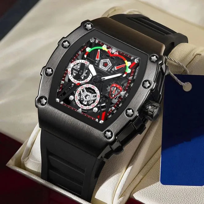 Luxury Business Watch for Man Sports Watches for Boys & Men New Fashion Sports Rubber Strap Wristwatches